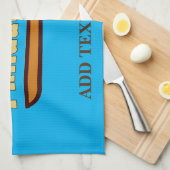 Philadelphia Cheese Steak Design Keukenhanddoek (Quarter Fold)