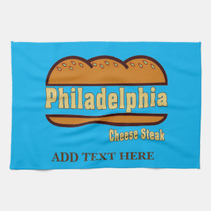 Philadelphia Cheese Steak Design Keukenhanddoek
