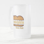 Philadelphia Cheese Steak Matglas Bierpul (Voorkant links)