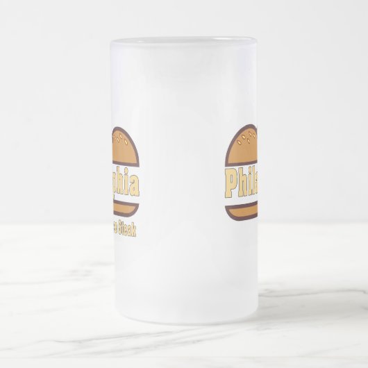 Philadelphia Cheese Steak Matglas Bierpul (Center)