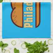 Philadelphia Cheese Steak-ontwerp Theedoek (Gevouwen)