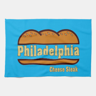 Philadelphia Cheese Steak-ontwerp Theedoek