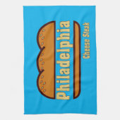 Philadelphia Cheese Steak-ontwerp Theedoek (Verticaal)