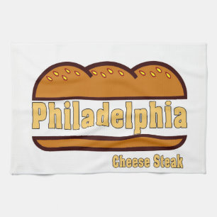 Philadelphia Cheese Steak-ontwerp Theedoek
