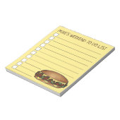 Philadelphia Cheese Steak Sandwich om een lijst op Notitieblok (Linkerzijde)