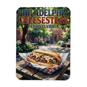 Philadelphia Cheesesteak Pennsylvania Magneet