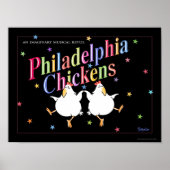 PHILADELPHIA CHICKENS poster van Sandra Boynton (Voorkant)