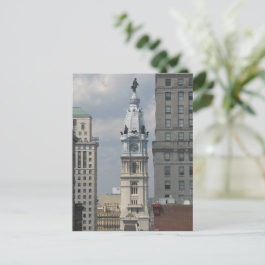 Philadelphia City Hall Briefkaart (Staand voorkant)