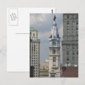 Philadelphia City Hall Briefkaart (Voorkant / Achterkant)