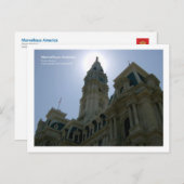 Philadelphia City Hall Briefkaart (Voorkant / Achterkant)