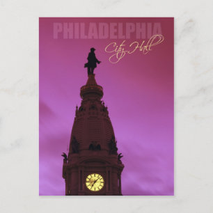 Philadelphia City Hall in Pennsylvania Briefkaart