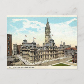 Philadelphia City Hall Old Briefkaart