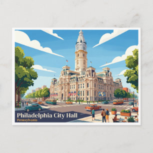 Philadelphia City Hall Pennsylvania Briefkaart