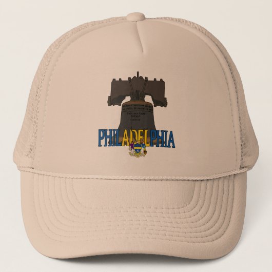 Philadelphia City Liberty Bell Trucker Pet (Voorkant)
