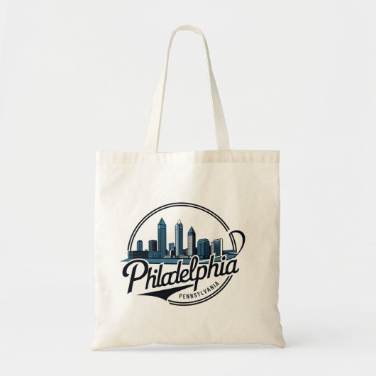 Philadelphia City Pennsylvania Verenigde Staten sk Tote Bag (Voorkant)