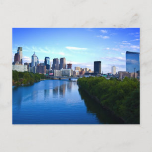 Philadelphia City Skyline Pennsylvania Briefkaart