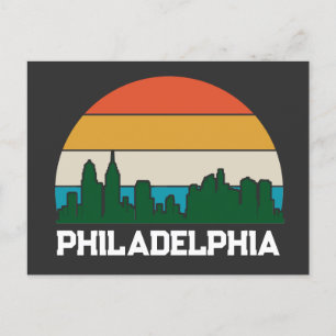 Philadelphia City Sunset Briefkaart