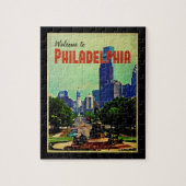 Philadelphia Cityscape Legpuzzel (Verticaal)