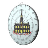 Philadelphia cyrillic 1 dartbord (Voorkant Rechts)