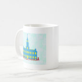 Philadelphia cyrillisa koffiemok (Voorkant links)