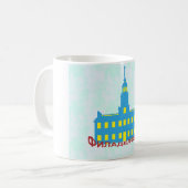 Philadelphia cyrillisa koffiemok (Voorkant links)