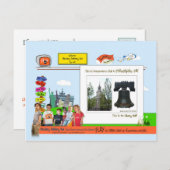 Philadelphia! De stad van de broederlijke liefde! Briefkaart (Voorkant / Achterkant)