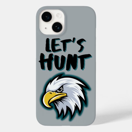 Philadelphia Eagles LET'S HUNT iPhone Case (Achterkant)