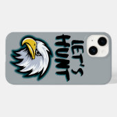 Philadelphia Eagles LET'S HUNT iPhone Case (Achterkant (horizontaal))