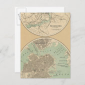 Philadelphia en Boston Briefkaart (Voorkant / Achterkant)