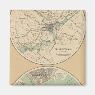 Philadelphia en Boston Magneet