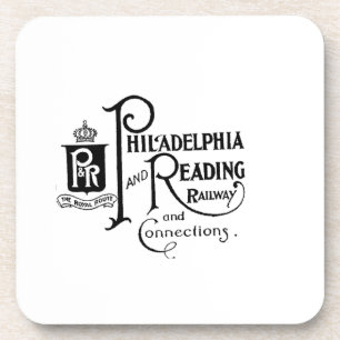 Philadelphia en Reading Railroad Logo Bier Onderzetter