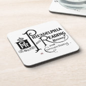 Philadelphia en Reading Railroad Logo Bier Onderzetter (Linkerzijde)