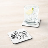 Philadelphia en Reading Railroad Logo Bier Onderzetter (Rechterzijde)