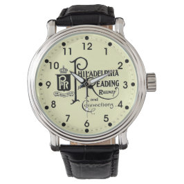 Philadelphia en Reading Railroad Logo Horloge