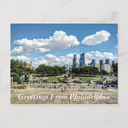 Philadelphia Feeling Briefkaart (Voorkant)