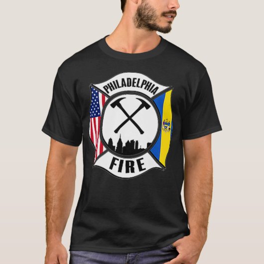 Philadelphia Fire Rescue Department Pennsylvania T-shirt (Voorkant)