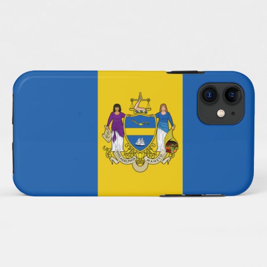 Philadelphia Flag Case-Mate iPhone Case (Achterkant (horizontaal))