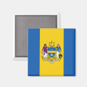 Philadelphia Flag Magneet (Voorkant / Achterkant)