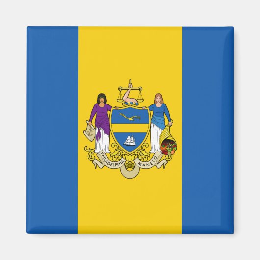 Philadelphia Flag Magneet (Voorkant)