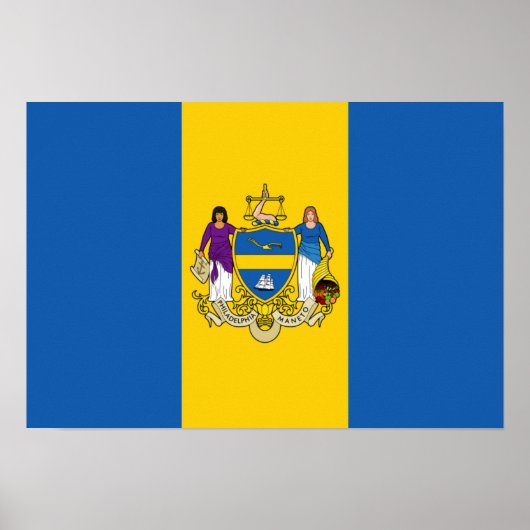 Philadelphia Flag Poster (Voorkant)