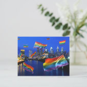Philadelphia Flying Pride Briefkaart (Staand voorkant)