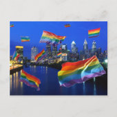 Philadelphia Flying Pride Briefkaart (Voorkant)