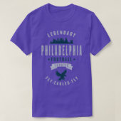 Philadelphia Football Fanatic  Kijk Tekst T-shirt (Design voorkant)