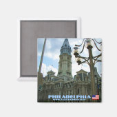 Philadelphia fotografie magneet ontwerp (Voorkant / Achterkant)
