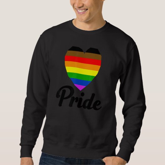 Philadelphia Gay Pride Rainbow Word Design Trui (Voorkant)