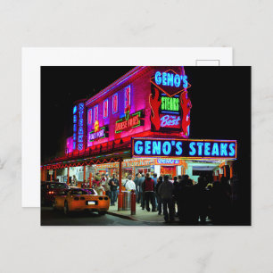 Philadelphia, Geno's Steaks, Briefkaart