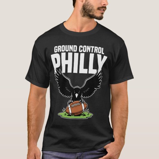 PHILADELPHIA GROUND CONTROL - PHILADELPHIA FOOTBAL T-SHIRT (Voorkant)