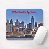 Philadelphia "HDR" Skyline Mousepad Muismat (Met muis)