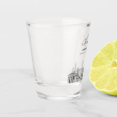 Philadelphia Huwelijksgunst Gepersonaliseerde Proo Shot Glas (Links)