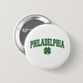 Philadelphia (Ierse shamrock) Ronde Button 5,7 Cm (Voorkant /achterkant)